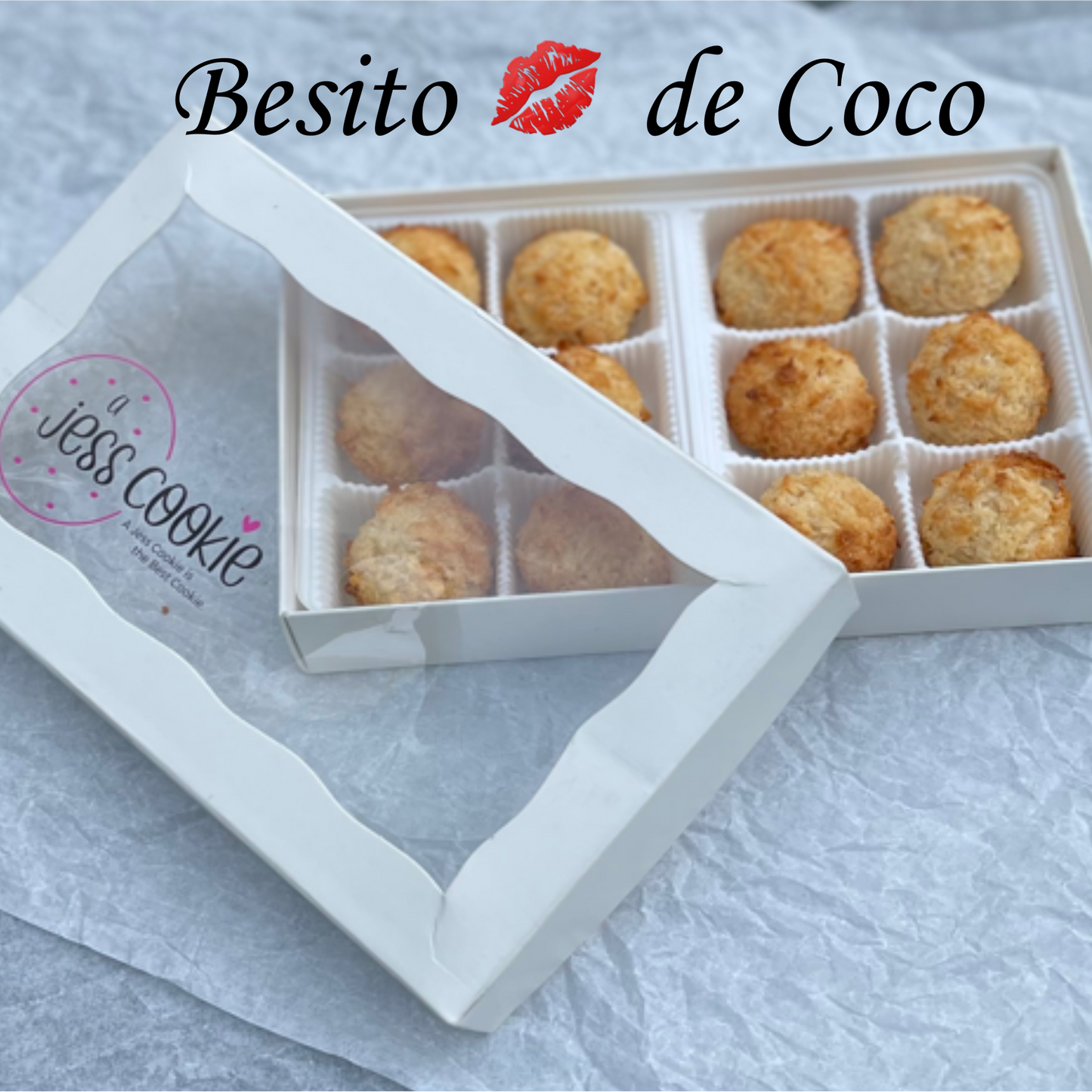 Besito π de Coco Truffles (Coconut Macaroon Truffles)